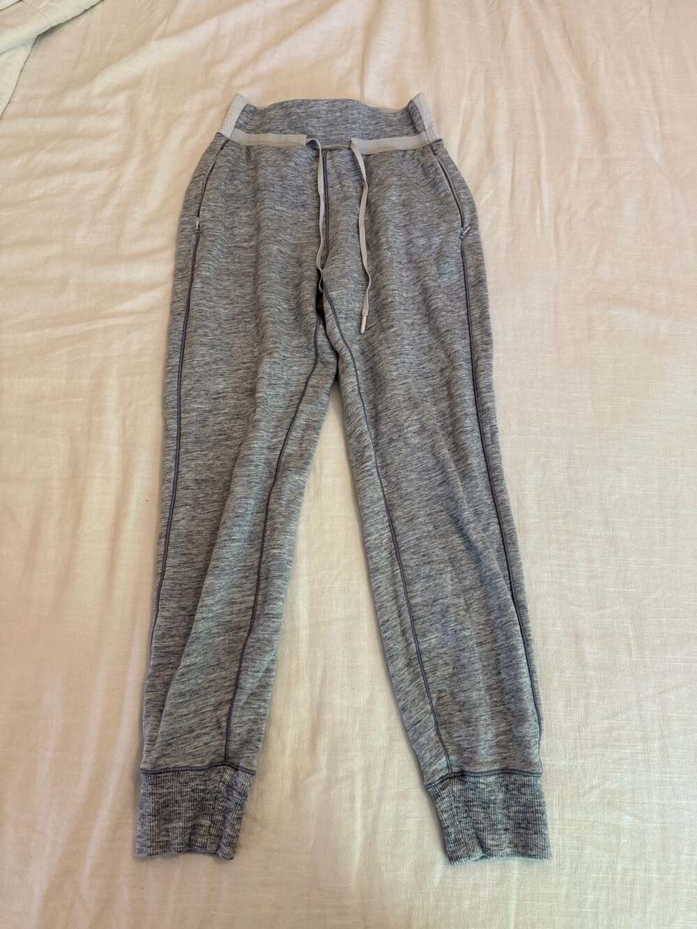 Lululemon Heathered Grey Jogger Pants